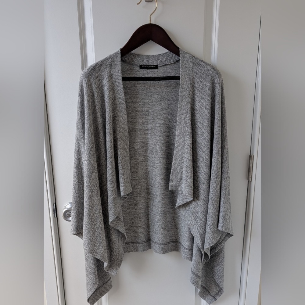 Banana Republic Factory Heather Gray Wrap Shawl